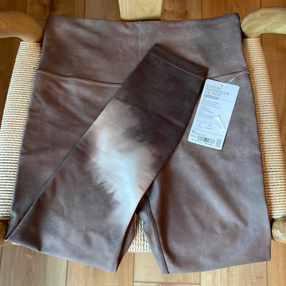 Athleta Elation Watercolor tight 7/8 MP NWT